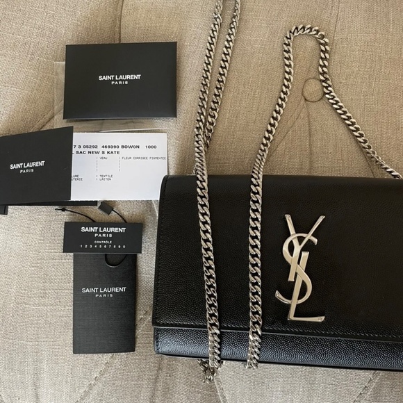 YSL Saint Laurent Kate Small Bag - Excellent Condition w/ Tags & Passport - Picture 3 of 16